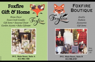 Home Decor Jewelry Gift Items Foxfire Boutique Nashville IN