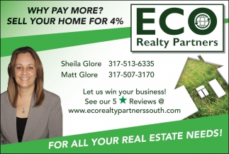 Why Pay More?, ECO Realty Partners Sheila Glore